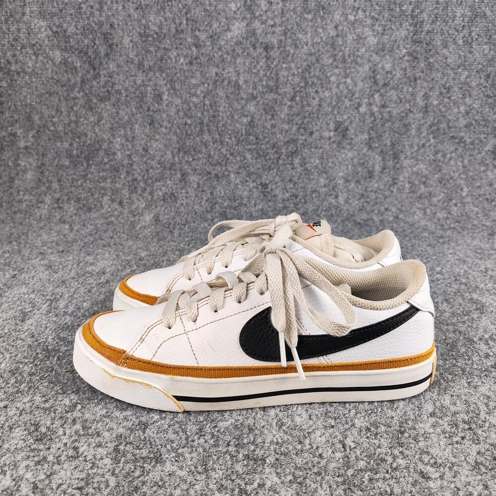 Nike Blazer Low Shoes Womens Size 6 White Leather Low Top Sneakers CU4149-102